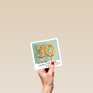 polaroid 30 jaar oud dertig