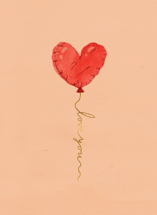 Houten Kaart Valentijn | Houten Kaart Hallmark | Valentijn | Valentine Love You Heart
