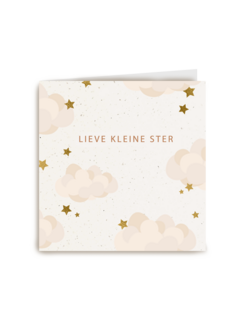 condoleancekaart voor kind met lieve kleine ster