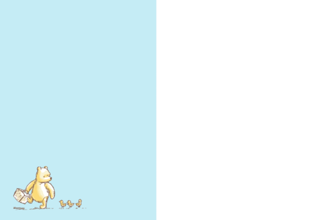 Winnie The Pooh Welkom op de wereld