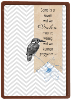 soms is er zoveel wat we voelen