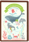 Zwemdiploma B kaart met walvis