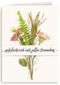 Trouwdagkaart Boeket bloemen Gefeliciteerd met jullie trouwdag