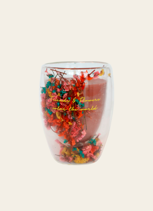 My Flame Geurkaars Friends Flowers Colors The World | My Flame Cadeau Woonaccessoires |
