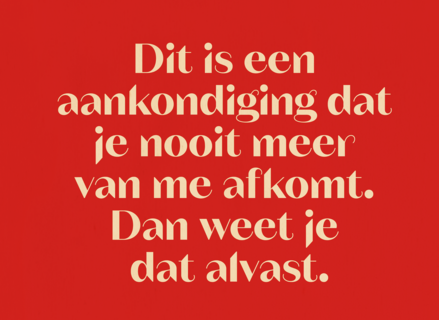 andC aankondiging
