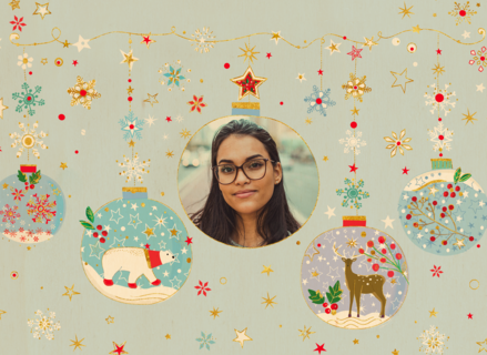 Turnowsky Fotokaart Kerstbal