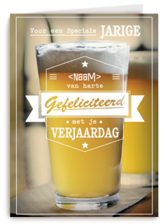 gefeliciteerd verjaardag jarige van harte