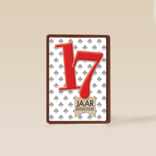 zeventien rood klavers