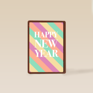 Nieuwjaar kaart happy new year