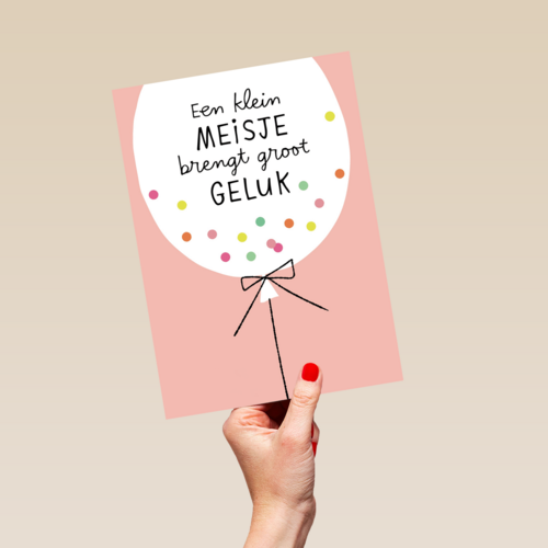 ballon met confetti