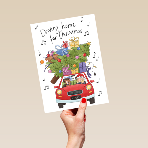 driving home for christmas auto kaart
