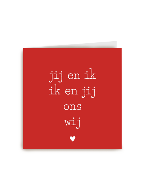 Kaart Hallmark | Liefde Valentijn | Wij Samen Met Een Hart