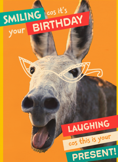 Smiling cos its your birthday