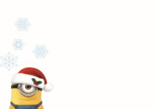 kerst top 10 kaart minions joepie het is kerst