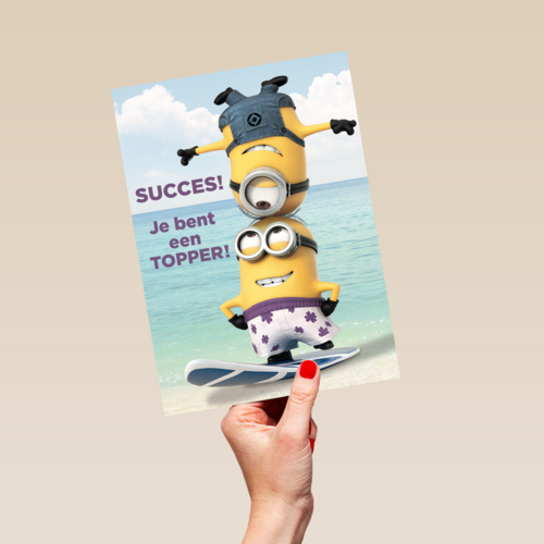 minions succes je bent een topper