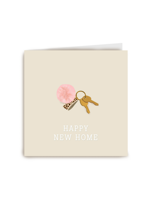 Kaart Hallmark | Felicitatie Nieuwe Woning | Verhuisd Kaart Happy New Home