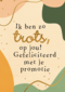 promotie kaart trots