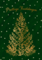 Stijlvolle kerstkaart met kerstboom