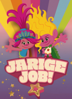 Verjaardagskaart Trolls jarige job