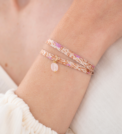 A Beautiful Story Liefde Rozenkwarts Armbandje