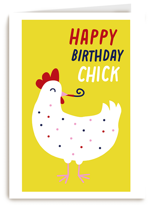Verjaardagskaart Hallmark | Verjaardagskaart Happy Birthday Chick