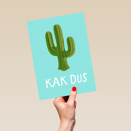 Beterschapskaart grappig Kak dus gezakt