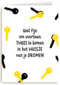 verhuisd kaart huisje van je dromen