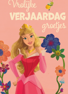 Disney vrolijke verjaardagsgroetjes Doornroosje